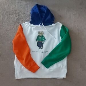 Ralph Lauren Polo color block hoodie size L